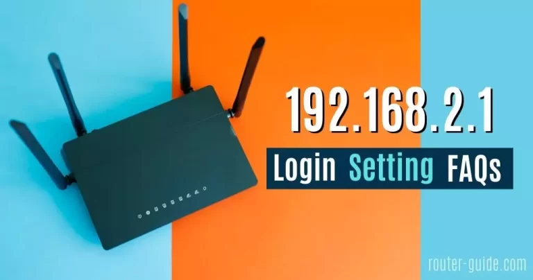 192.168.2.1 [Admin Login Your Gateway to Advanced Router Settings]
