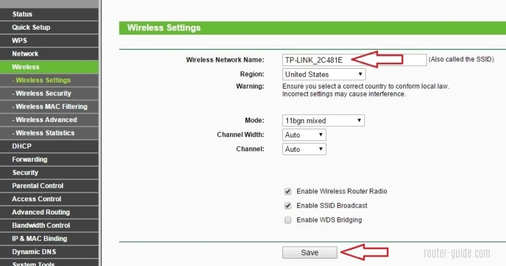Change the WiFi Network Name (SSID)