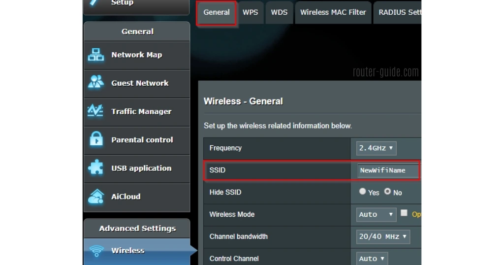 How to Change the Asus WiFi SSID